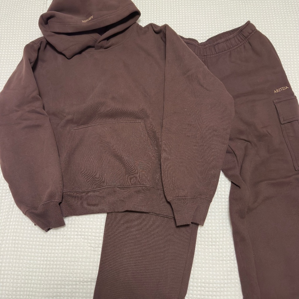 Aritzia sweatfleece set